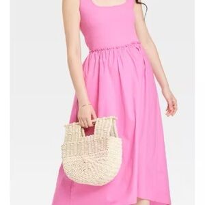 A New Day Pink Sleeveless Tank Dress NWT